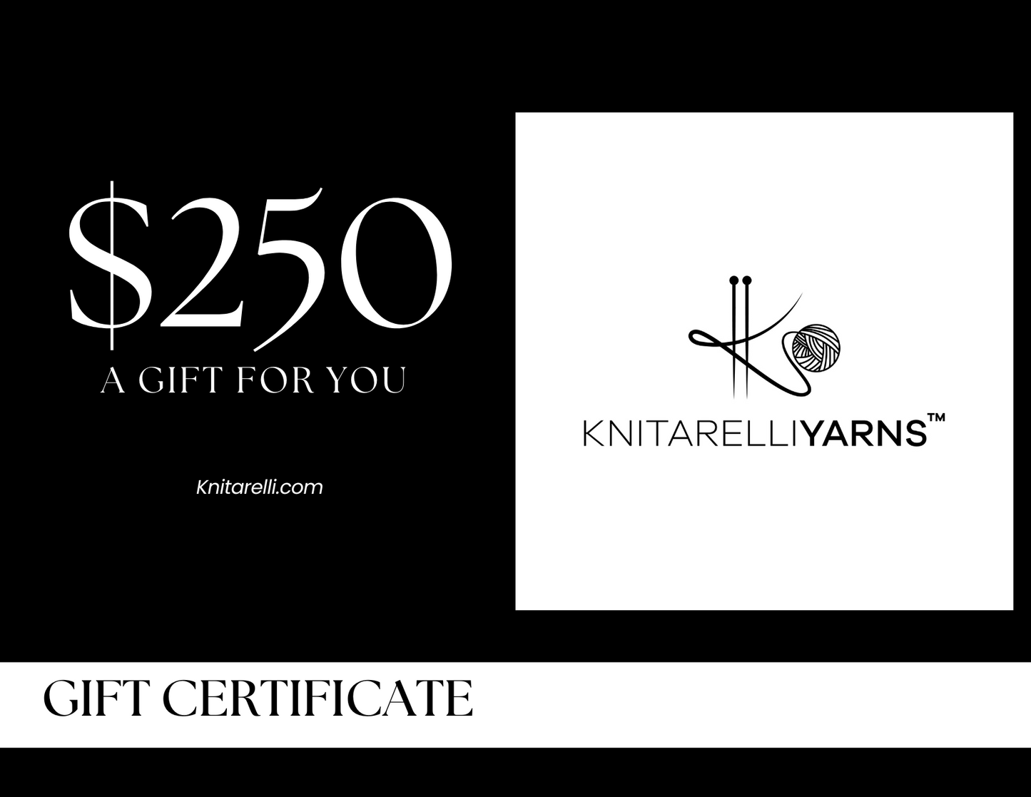 Knitarelli Gift Certificate