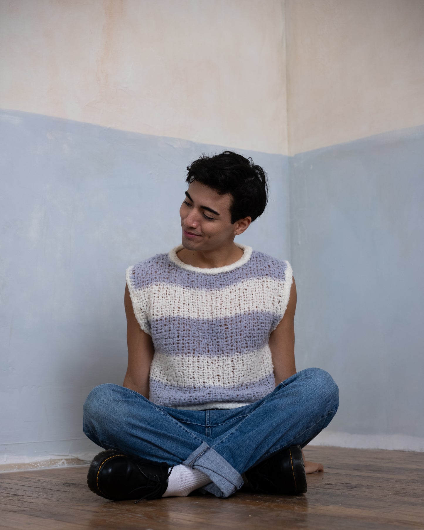 Allegro Sweater Vest PDF Knitting Pattern Tutorial - Instant download - beginner friendly knits