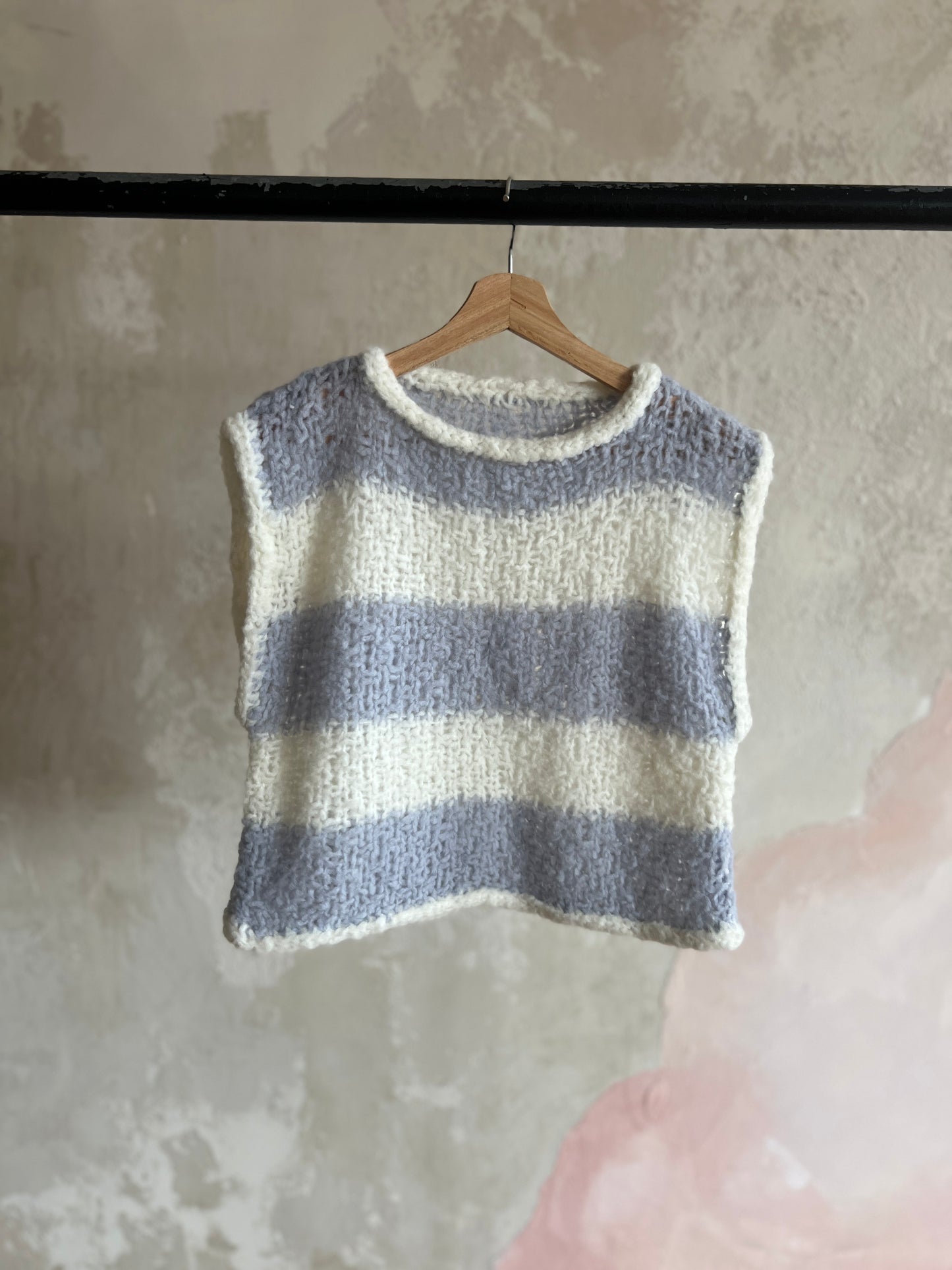 Allegro Sweater Vest PDF Knitting Pattern Tutorial - Instant download - beginner friendly knits